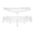 thumbnail image 4 of Anillo de muslo de 2 piezas Perfecl para novias mujeres niñas boda cosplay m m, 4 of 6
