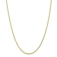 thumbnail image 6 of 10K Yellow Gold 2.25mm Diamond Cut Quadruple Rope Chain 22 Inch, 6 of 6