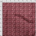 thumbnail image 4 of oneOone Georgette Viscose Red Fabric Abstracts Fabric For Sewing Printed Craft Fabric By The Yard 42 Inch Wide, 4 of 5