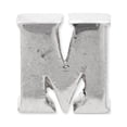 thumbnail image 2 of Fancy Bead White Sterling Silver M Alphabet & Numbers 8.18 mm, 2 of 3