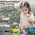 thumbnail image 5 of PlanToys® Wooden Beehive Color Sorting Toy for Toddlers | Montessori Fine Motor Skill Playset with Bees, Hives & Tweezers | STEM Learning Toy for Kids Ages 3+, 5 of 9
