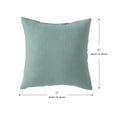 thumbnail image 3 of Greendale Home Fashions 17'' x 17'' Reversible Outdoor Throw Pillow, Set of 2, Seaglass, 3 of 5