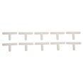 thumbnail image 2 of Tee Connector T-Hose Fittings Plastic Material Reducer Joint White 4-8Mm Adapter, 2 of 8