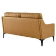 thumbnail image 4 of Modway Corland Leather Loveseat in Tan, 4 of 8