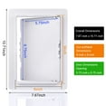 thumbnail image 5 of Suteck Plastic Access Panel for Drywall Ceiling 6 x 9 Inch Reinforced Plumbing Wall Access Doors Removable Hinged White, 5 of 5