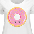 thumbnail image 4 of Inktastic Light Pink Donut Women's Plus Size T-Shirt, 4 of 5
