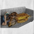 thumbnail image 6 of European Soft Flannel Fleece Throw Blanket, Cityscape Toward Old Buildings in Porto Mediterranean Town Streets Scenic Image, Cozy Plush for Indoor and Outdoor Use, 70" x 90", Multicolor, by Ambesonne, 6 of 6