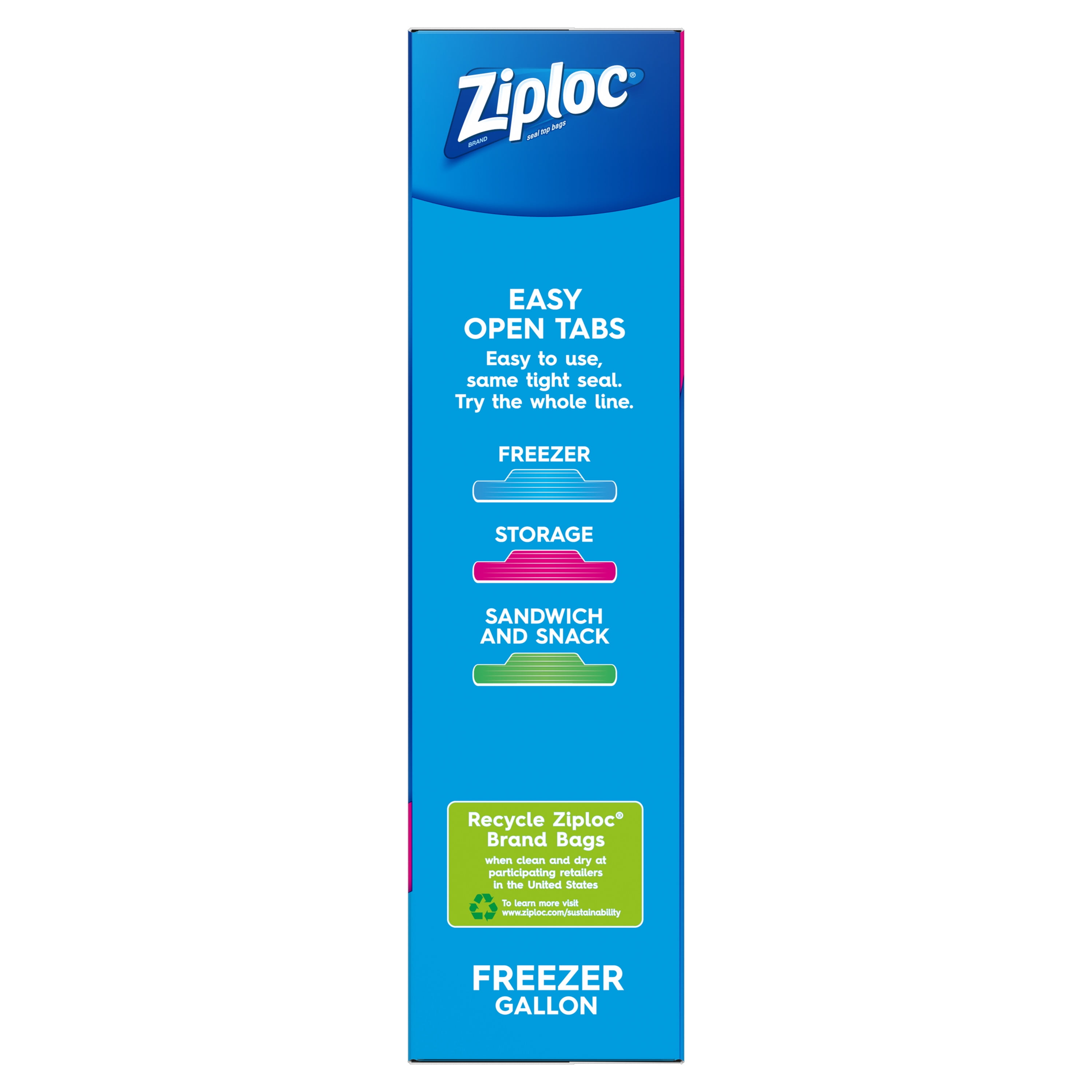 Ziploc®, Freezer Bags Large, Ziploc® brand