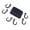 6, variant on Multipurpose Outdoor Hook for Beach Patios Umbrellas Customizable Placement Sturdy Plastic Nylon Construction