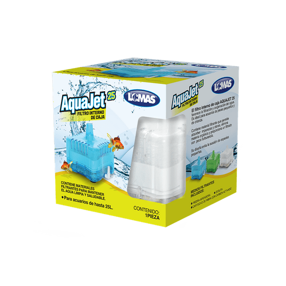 Filtro Interno Caja Transparente P/ Acuarios 25L Lomas LOMAS FL8443