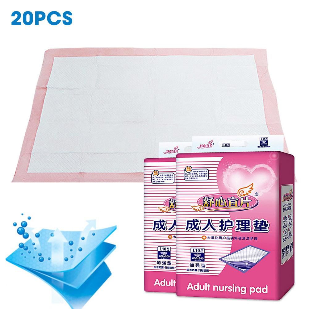 FAGINEY Elderly Incontinence Pad,20pcs Disposable Underpad Adult