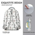 thumbnail image 5 of Hedgehog Pioneer Flower Pattern Backpack for School,Cute School Bag,Schoolbag with Adjustable Shoulder Straps & Padded Back,15.3"x11"x7.1".﻿, 5 of 6