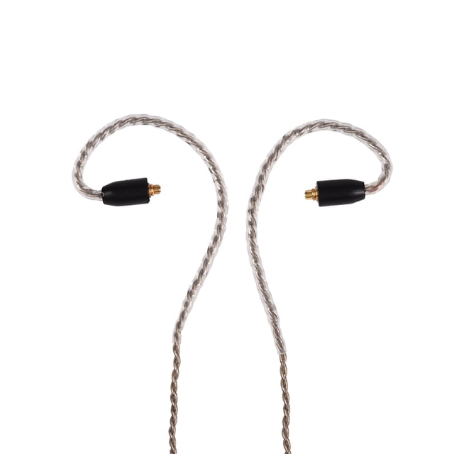 Mmcx Chapado En Plata, Cable De Auricular Para SE215 Pure Copper SE535 SE846 Black Bend