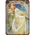 thumbnail image 1 of Placa de Metal Vintage de hierro, decoración de pintura Rectangular de belleza clásica, 30x40cm, 1 of 9