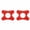 Red, variant on Weloille 1Pair Professional ABS Alloy Pair Pedals Flat Bracket Converte for Speedplay Pedals Adapter Cycling Road Bike