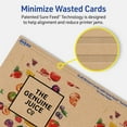 thumbnail image 4 of Avery Printable Square Cards, 3" x 3", Kraft Brown, 60ct, 4 of 8