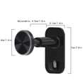 thumbnail image 5 of Soporte para auriculares - Soporte ajustable para montaje en pared para auriculares Adhesivo para juegos Gancho para colgar auriculares Abrazadera para auriculares (negro), 5 of 5