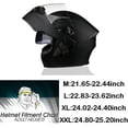 thumbnail image 3 of New DOT Helmet Full Face Motorcycle Street Bike Dual Visor Flip up Modular Black XL Size With Wireless Headset Earphone, 3 of 12
