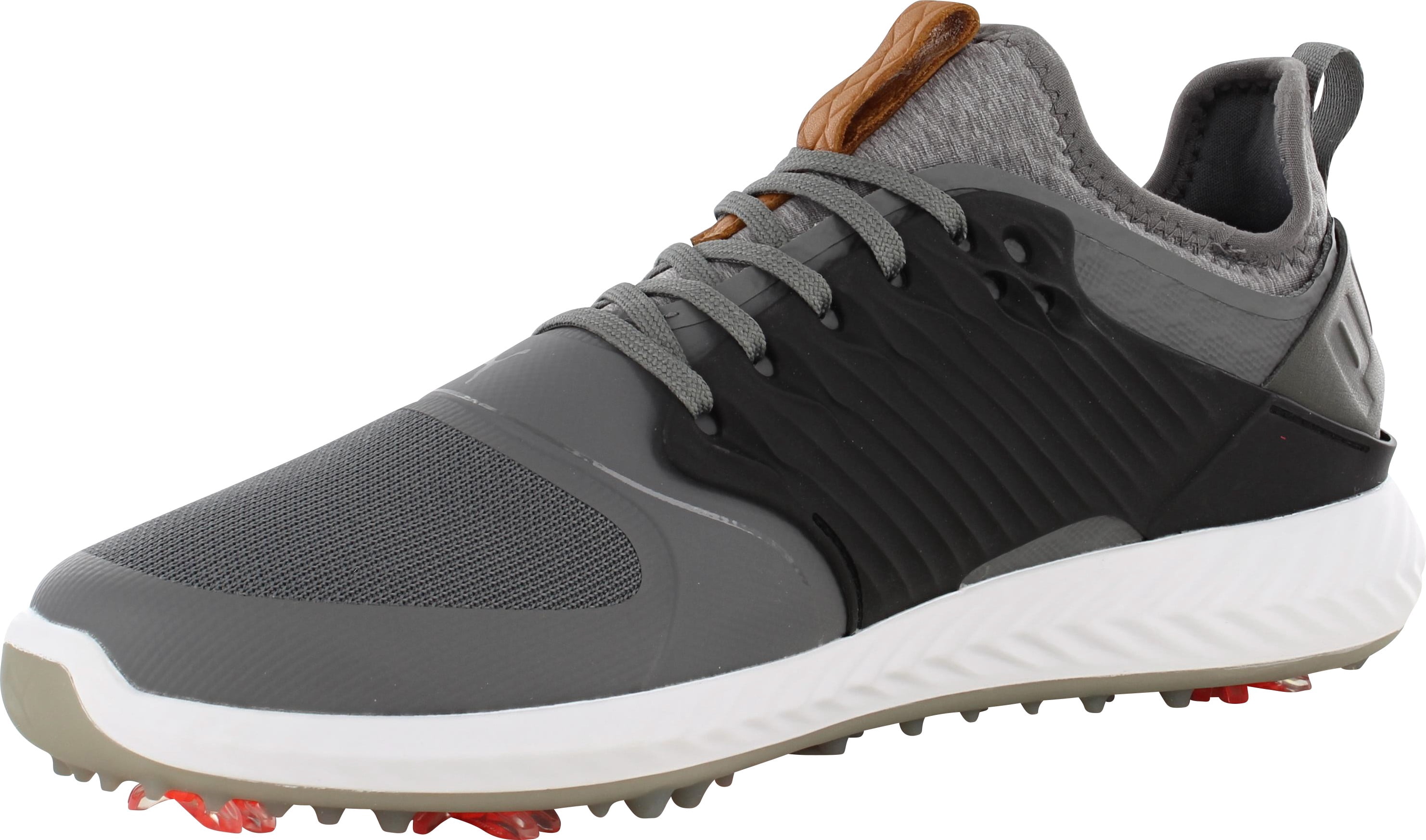 NEW Mens Puma Ignite PWRADAPT Caged Golf Shoes White / Peacoat