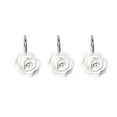 thumbnail image 1 of Miangastore 12 Pcs Cintre de Rideau de Bain Style Rétro Blanc avec Surface Non Poreuse pour Salon, 1 of 8