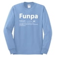 thumbnail image 2 of Wild Bobby,Funpa Like A Regular Grandpa Only Way Cooler, Father's Day, Men Long Sleeve Shirt, Light Blue, Medium, 2 of 3