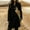 Black, variant on Women's 2025 Winter Double Breasted Plush Coat, Mid-Length Fleece Lined Trench Coat, Lapel Collar Warm Outerwear, Soft Faux Shearling Jacket, Elegant Cold Weather Protection Light Pink XXL