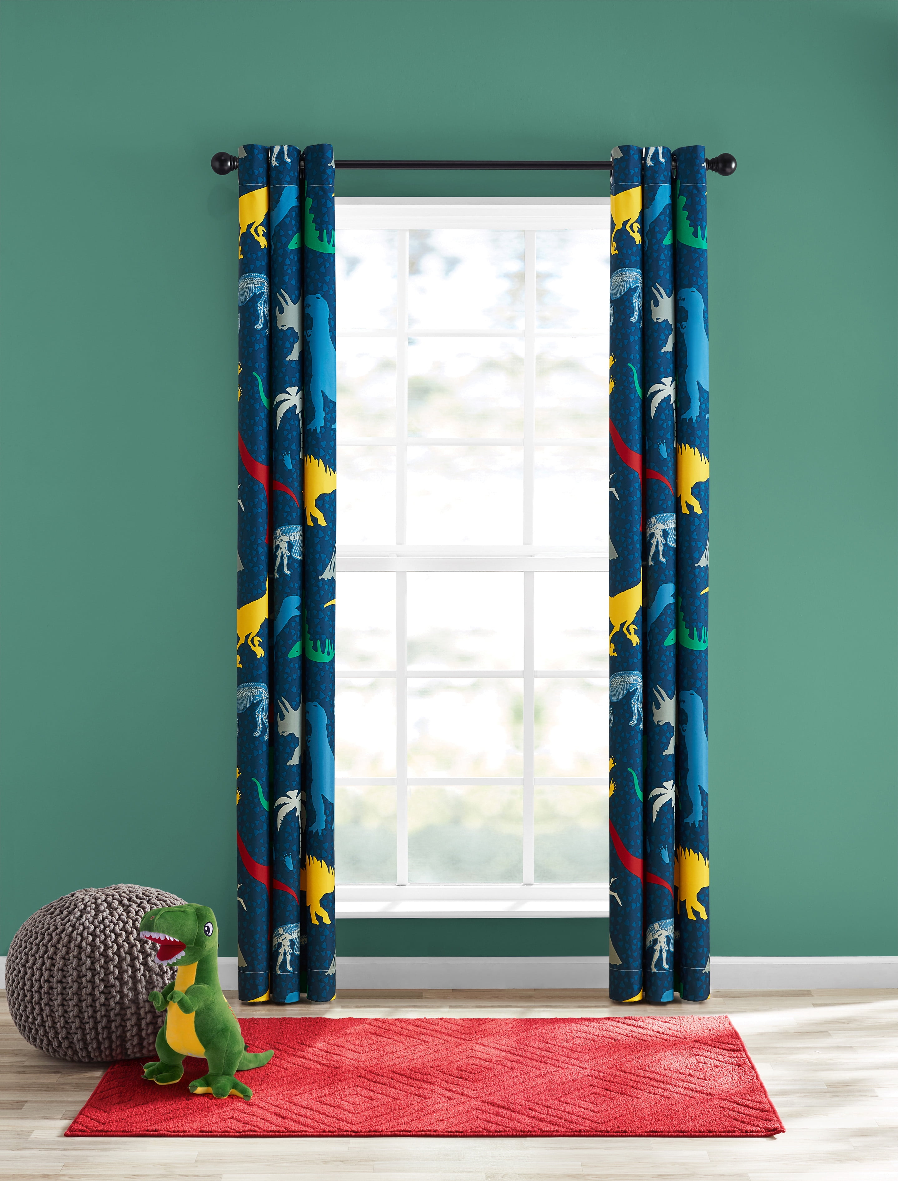 Kids Blackout Curtains Each Panel 42 by 63 Inch Set of 2 Panels Jurassic Dinosaur World Grommet Thermal Insulated Room Darkening Printed Animal Zoo Patterns Boys and Kids Bedroom Curtains Kids Blackout Curtains Each Panel 42 by 63 Inch Set of 2 Panels Jurassic Dinosaur World Grommet Thermal Insulated Room Darkening Printed Animal Zoo Patterns Boys and Kids Bedroom Curtains