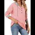 thumbnail image 2 of Sudaderas con Capucha de Moda para Mujer, Sudaderas Holgadas de Gran Tamaño, Camisetas de Larga, Corte Holgado Rosa L, 2 of 10