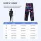 thumbnail image 4 of Balery Glowing Chameleon Fantasy Art Pantalones de pijama para hombre, pijama ultraligero, pantalón de descanso-Medium, 4 of 6