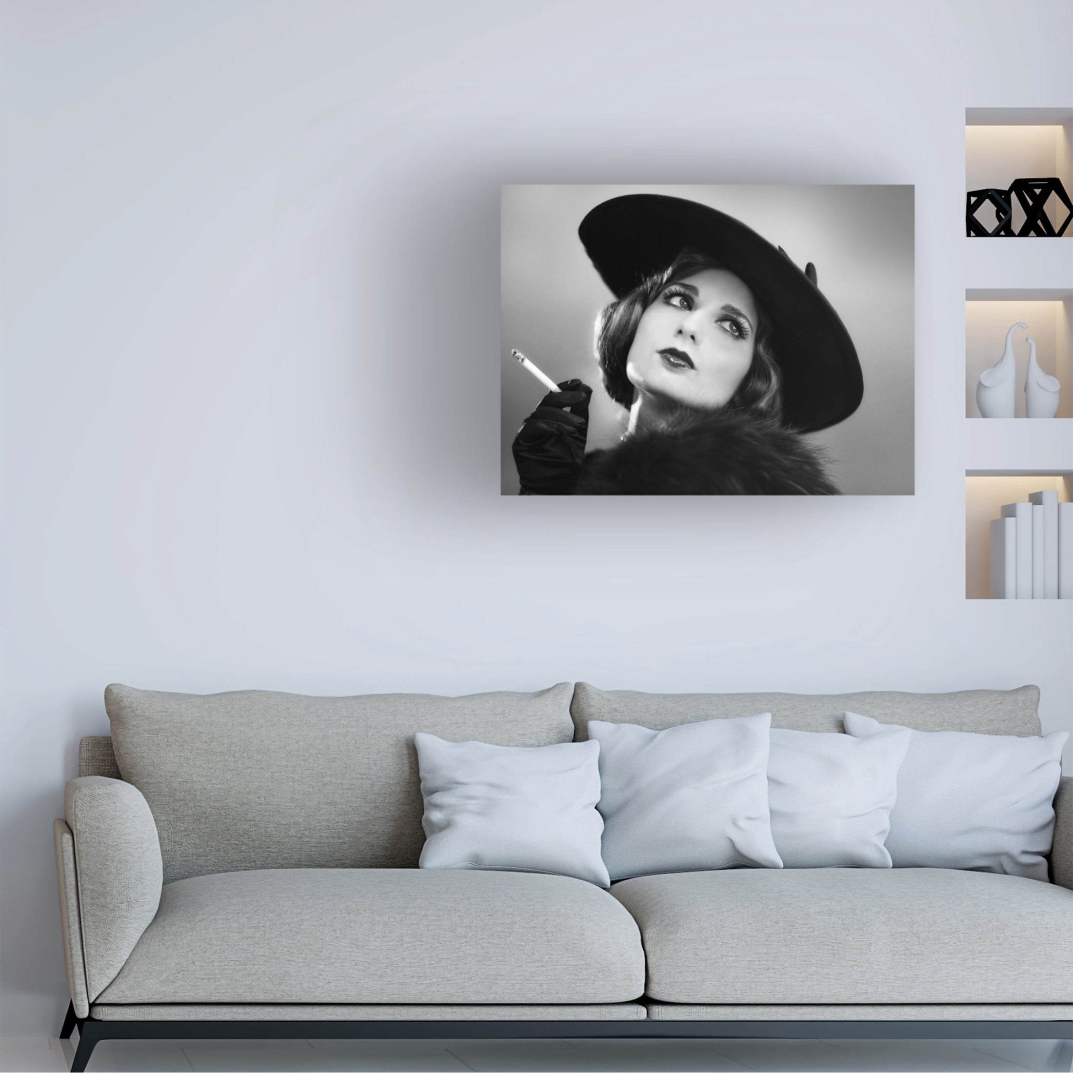 Canvas Wall Art - Peppe Tambe 'Desy6' Wall Art for Living Room, Bedroom, or Office D?cor by Trademark Fine Art - 19 x 14 Inches