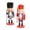 Style H, variant on 2 pieces Nutcracker Figures wood Xmas Classic Puppet Holiday Bookcase Decoration Ornament Style B