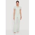 thumbnail image 2 of Women's Brushed Knit Short Sleeve Polo Top, 2 of 4