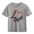 thumbnail image 1 of hengsof Children's Short Sleeve Printed T-shirt Tops, 1 of 3