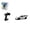 White, variant on TR051 1/43 Scale RC Drift Car for Adults, 2.4G 4WD Full Proportional 15 km/h High Speed Remote Control Racing Sport Car with Gyro Stabilization & Simulated Brake Calipers for Hobbyists