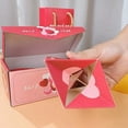 thumbnail image 6 of Valentine's Day Gift Treat Boxes,Portable Gift Boxes,Red Pink Heart Cardboard Box,Cupcake Box Valentines Gift Container for Goodie Cookie Candy Sweet Crafts Party Favor Supplies(Red), 6 of 9