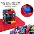 thumbnail image 4 of Ensemble de 520 Pcs de Briques de Construction, 500 Blocs de Construction de Base en 17 Formes Comprenant des Roues, une Porte, une Fenêtre, un Bloc en Vrac avec Boîte de Rangement Réutilisable et une Construction, 4 of 6