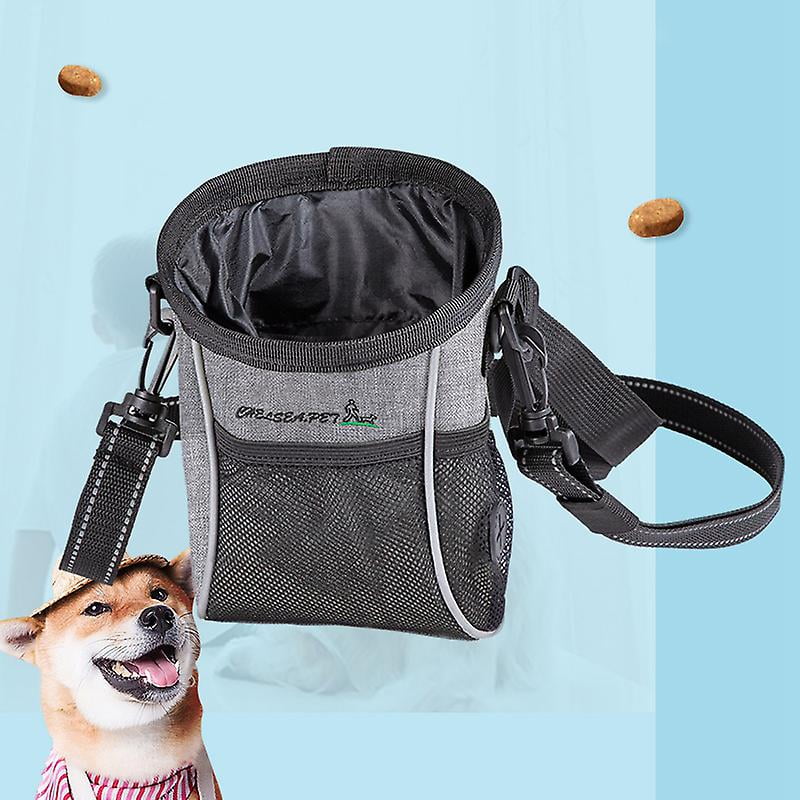 Ldlc Qs 058 Convenient Training Dog Treat Pouch Pet Waist Bag Drawstring Carries Pet Toys Food Poop Bag Pouch Light Grey G Need Walmart