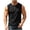 Mens Shirts Black, variant on Mens Waffle Sleeveless Tank Top Crew Neck Pocket Hiking Athletic Casual Gym Muscle Tee Fathers Day Gift
