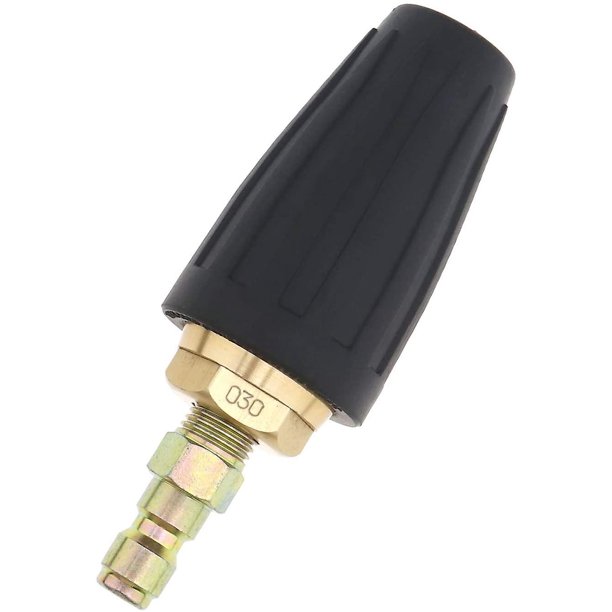 Boquilla Turbo giratoria de alta presión de 3000 psi, boquilla de pulverización de conexión rápida en espiral de 1/4 ", boquilla de remolino 030