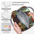 thumbnail image 3 of Fotbe Maple Meditating Bear Bolsa de Almuerzo con Estampado, Lonchera Aislada, Contenedor de Comida Reutilizable Tipo Cooler a Prueba de Fugas, 3 of 6