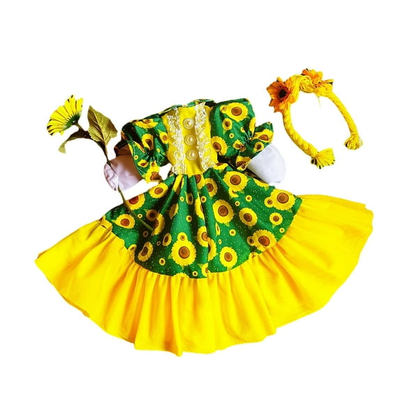 Disfraz de ganso de césped, disfraz de girasol, se adapta a una figura de 23 pulgadas, escultura de ganso moderna multiusos, ropa para el patio de la