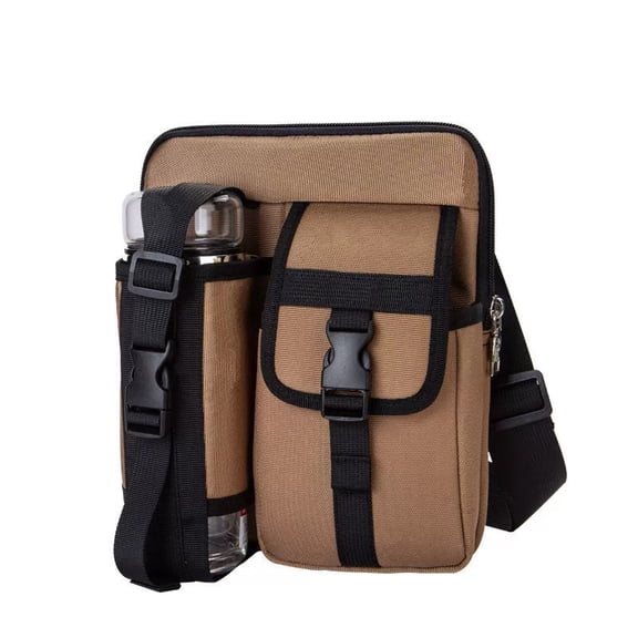 HikerPro Waterproof Sling Satchel - Brown