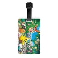 thumbnail image 1 of Custom Pokemon Pikachu Luggage Tag for Suitcases Cute Baggage Tags Privacy Cover ID Label, 1 of 1