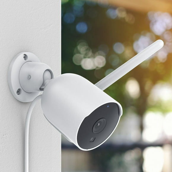 Merkury Innovations Smart Wi-Fi Outdoor Security Camera HD 1080p, Smart Outdoor Camera