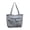 Light Blue, variant on Vintage Washed Denim Tote Bag, Large Capacity Casual Shoulder Handbag, Dual Front Snap‑Button Pockets, Soft Denim Shopper Purse For Commuting, Travel, Shopping And Daily Casual Use