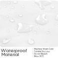 thumbnail image 5 of Halloween Shower Curtain for Bathroom,Fall Ghost Witches Hat Pumpkin Bat Shower Curtains with Hooks,Farmhouse Colorful Polyester Fabric Shower Curtains Machine Washable Waterproof Bath Decor 72" x 72", 5 of 6