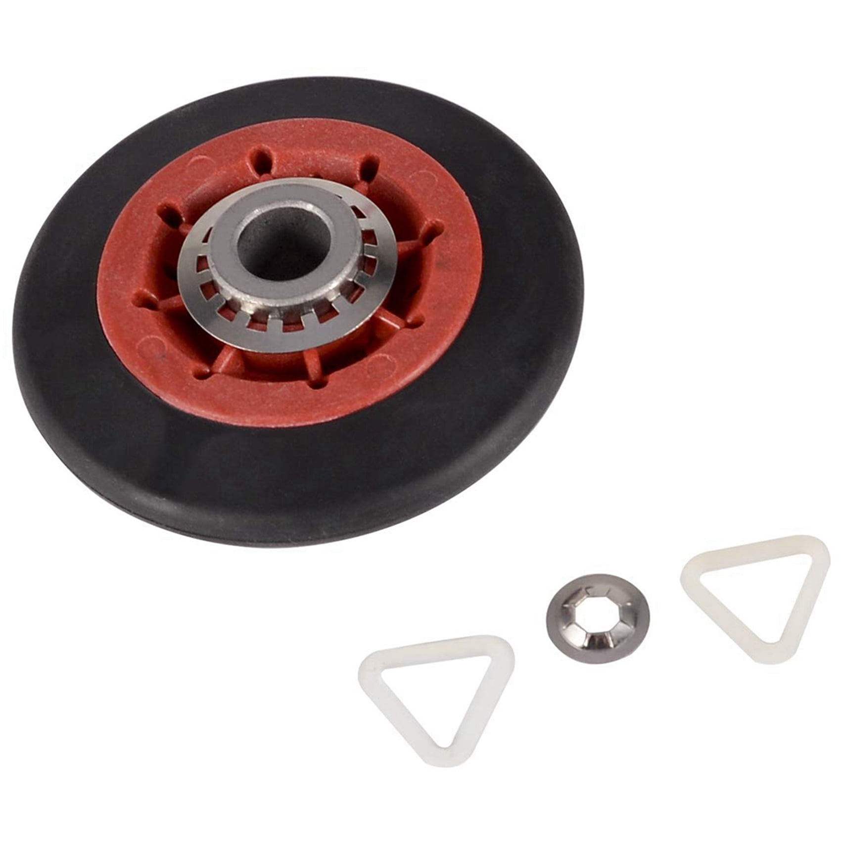 4Pcs 8536974 Dryer Drum Roller & ​2Pcs for 3406107 Dryer Door Switch Assembly Replacement Par