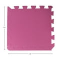 thumbnail image 2 of Stalwart 12" x 12" Pink Foam Interlocking Floor Mats, 20 Pack, 2 of 24