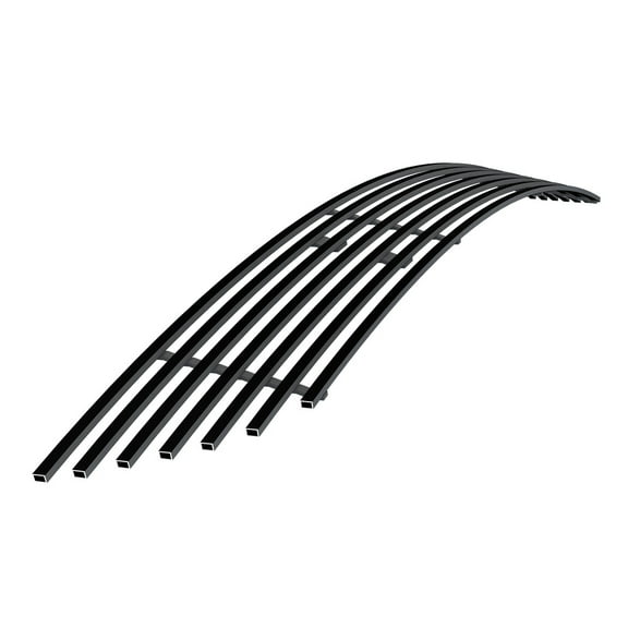 APS Compatible with Honda Odyssey 2005-2007 Lower Bumper Stainless Steel Black 8x6 Horizontal Billet Grille Insert H67120J