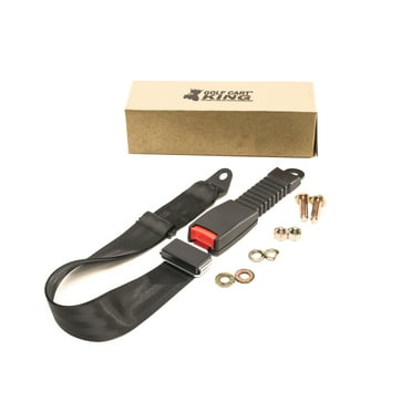 Universal Seat/Lap Belt Kit for Club Car, Yamaha, and EZGO Golf Cart- 1 Seatbelt